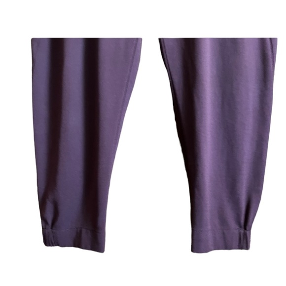 Aritzia Babaton Dexter Pull On Tuxedo Crop Jogger Trousers in Eggplant size XS - Picture 4 of 10